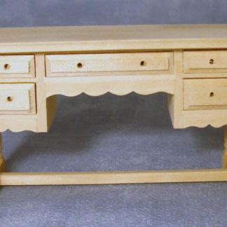 1 /12 scale Dolls House Furniture  Plain Wood Dressing Table  BEF109 