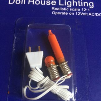 Dolls House Emporium Miniature 1/12th Scale White Wired Modern Wall Light 2524 